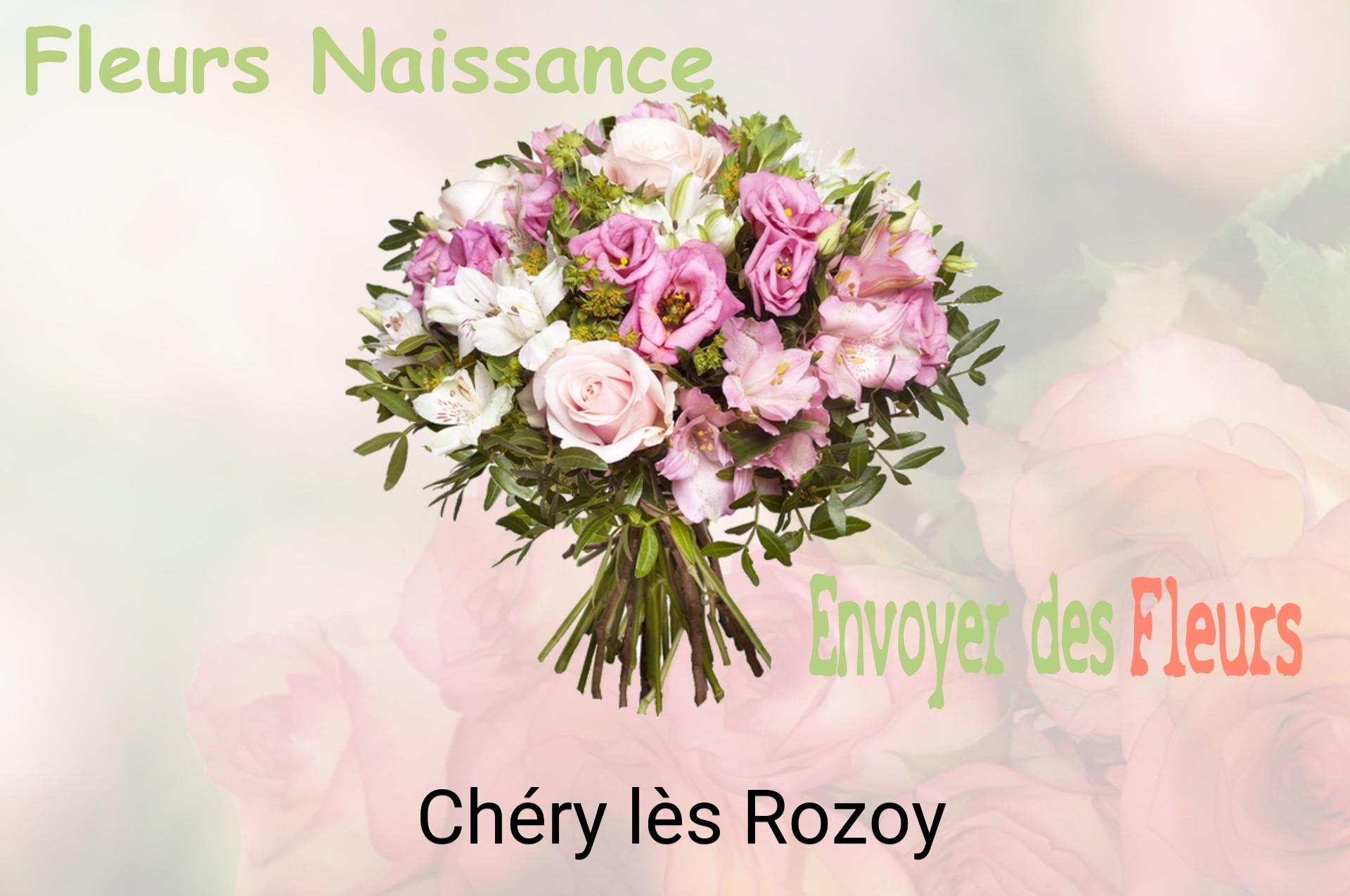 Bouquet de fleurs de naissance livré à Chéry-lès-Rozoy